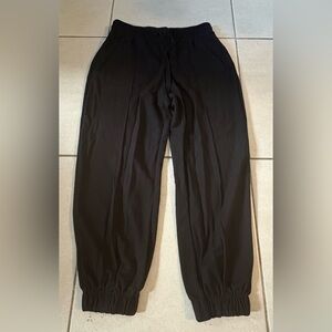 Rafaella Black Gathered Waist Trousers